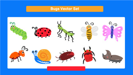 Bugs Vector Set