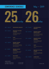 Conference Event Poster Flyer Template