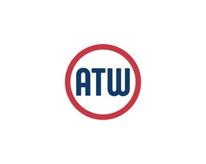 ATW logo design vector template