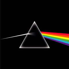 Dark side of the moon, Triangle, &oelig;il, &oelig;il, prisme, lumi&egrave;re, arc-en-ciel, Sph&egrave;re, lune, terre, homme, silhouette, prisme, symbole, c&oelig;ur, c&oelig;ur, nuage, cloud, psych&eacute;d&eacute;lique, rock, musique, extra-terrestr