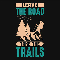 premium vector hiking template for tshirt