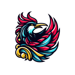 abstract phoenix icon