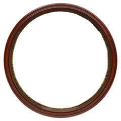 Large round picture frame on a transparent background, in PNG format.