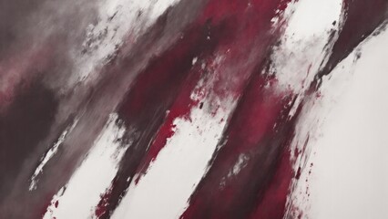 Abstract Maroon, silver, and Black Hand drawn by brush of paint background texture