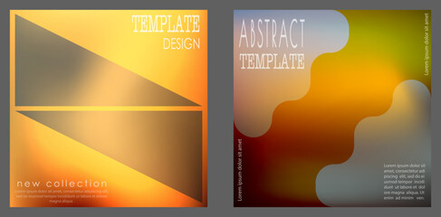 The template of the cover page of the printed edition. Cover, book, magazine, brochure, booklet. The idea of creativity and modern design is wonderful