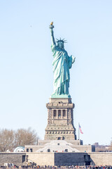 Fototapeta premium Close up view of the statue of Liberty