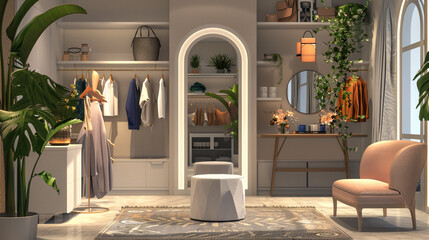 boutique area within a beauty salon