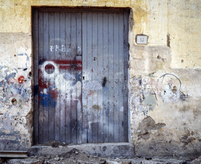 old door in the wall, greece,grekland,europa,Mats