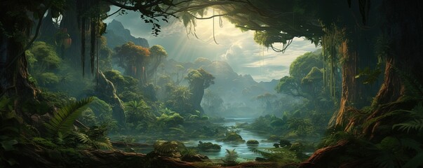jungle landscape