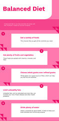 infographics: The benefits of a balanced diet.