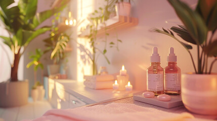 aromatherapy room in beauty salon