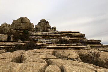 El Torcal de Antequera is a nature reserve in the Sierra del Torcal mountain range located south of the city of Antequera, in the province of Málaga