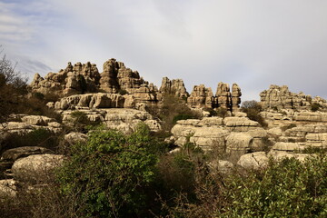 El Torcal de Antequera is a nature reserve in the Sierra del Torcal mountain range located south of the city of Antequera, in the province of M&aacute;laga