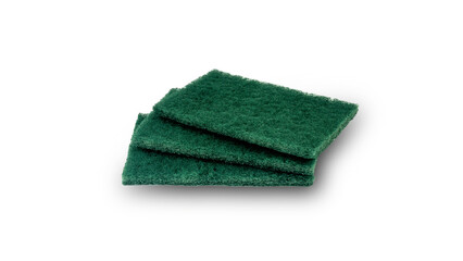 Green scrub pad for hard cleaning