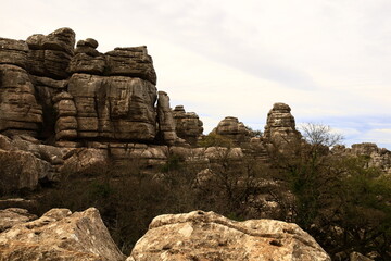 El Torcal de Antequera is a nature reserve in the Sierra del Torcal mountain range located south of the city of Antequera, in the province of Málaga