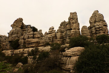 El Torcal de Antequera is a nature reserve in the Sierra del Torcal mountain range located south of the city of Antequera, in the province of Málaga