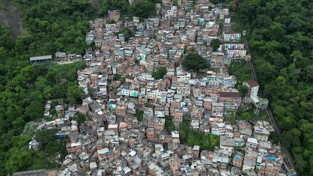 Aerial View of Sugarloaf Mountain and Rio de Janeiro Cityscape, Brazil 