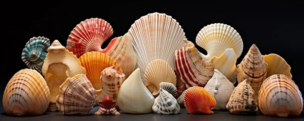 Fotobehang set of seashells © Влада Яковенко