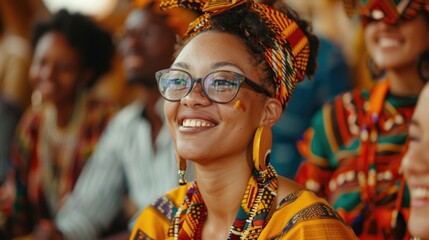 Celebrate diversity and inclusion through images of people from different cultural backgrounds engaging in shared experiences, celebrating traditions, or collaborating on projects   - obrazy, fototapety, plakaty