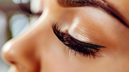 trendy lash and brow bar within a beauty salon