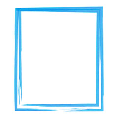 Fototapeta premium square frame in spring, pastel or watercolor tones with sign painter style brushstrokes