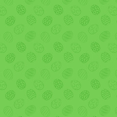 Happy easter eggs pattern background ,great for banners, wallpapers, easter cards and wrapping - vector design