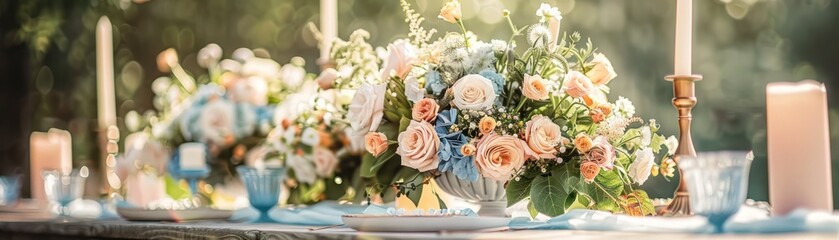 Step into the Enchanting Whimsy of Our Garden Party, Where Elegant Flora Beckons and Nostalgia Blooms. Amidst a Sea of Blossoms