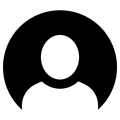 Fototapeta na wymiar profile icon, simple vector design