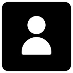 profile icon, simple vector design