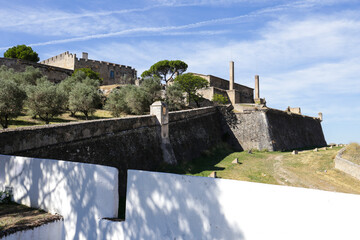 The Castle of Elvas, the medieval military fortification