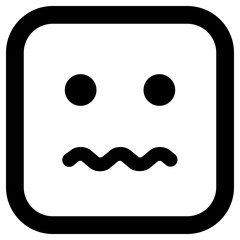 emoticon icon, simple vector design