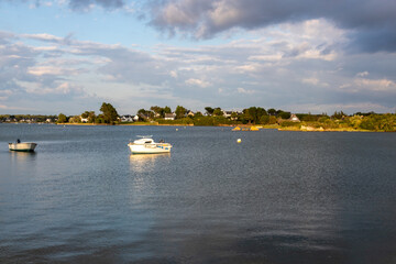 Obraz premium boats on the river