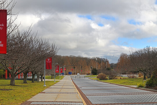 Stony Brook University (SBU), officially State University of New York at Stony Brook, public research university on Long Island. Winter day