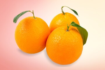 Fresh ripe juicy orange fruit