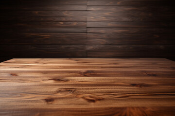 Fototapeta premium wooden floor and wall