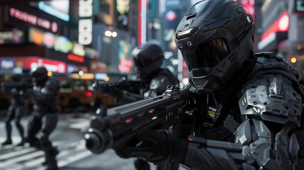 Futuristic Law Enforcers