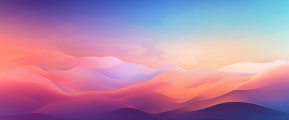 Vibrant sunrise gradient spreading across the sky, blending radiant colors to spark inspiration in...