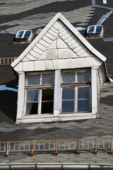 baufälliges Hausdach