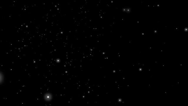 white Turbulence and noise Animation in black background