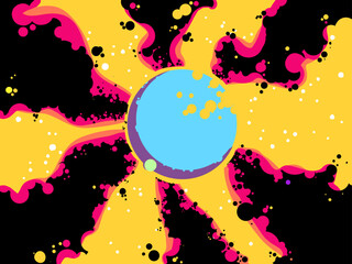 Genesis Crackle: The Dawn of Creation in Cosmic Crackle Style