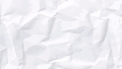 White seamless background crumpled paper for your design.