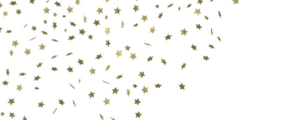 Ethereal Rain of Gold: Step into a Captivating 3D Stars Shower