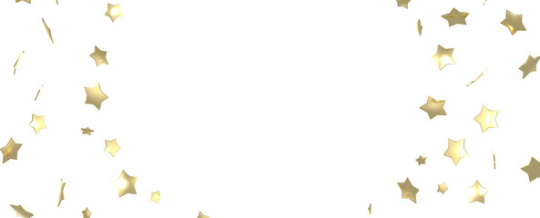 XMAS Stars - stars. Confetti celebration, Falling golden abstract decoration for party, birthday celebrate,