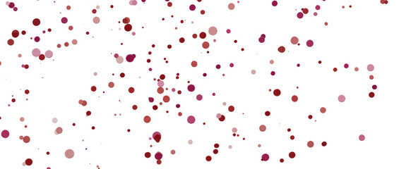 Fototapeta na wymiar Glittering confetti on a transparent background. Holiday confetti png. red confetti falls from the sky.
