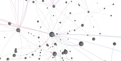 Abstract network of physical devices on the Internet using a network connection