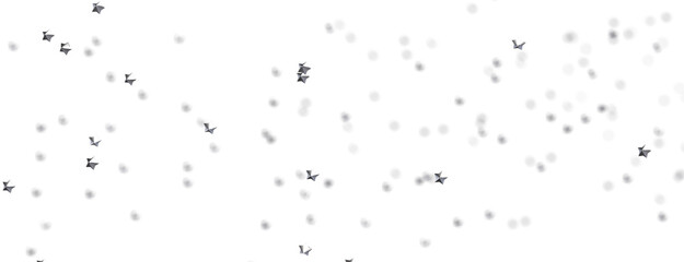 XMAS Stars - Banner with golden decoration. Festive border with falling glitter dust and stars.