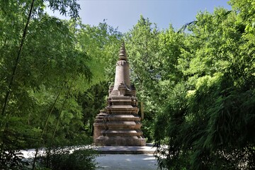 asian  garden in Vincennes park