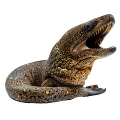 Fototapeta premium Photo of moray eel isolated on transparent background