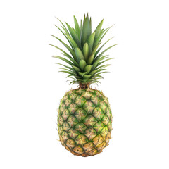 Fototapeta premium Photo of pineapple fruit isolated on transparent background