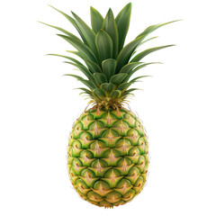 Obraz premium Photo of pineapple fruit isolated on transparent background